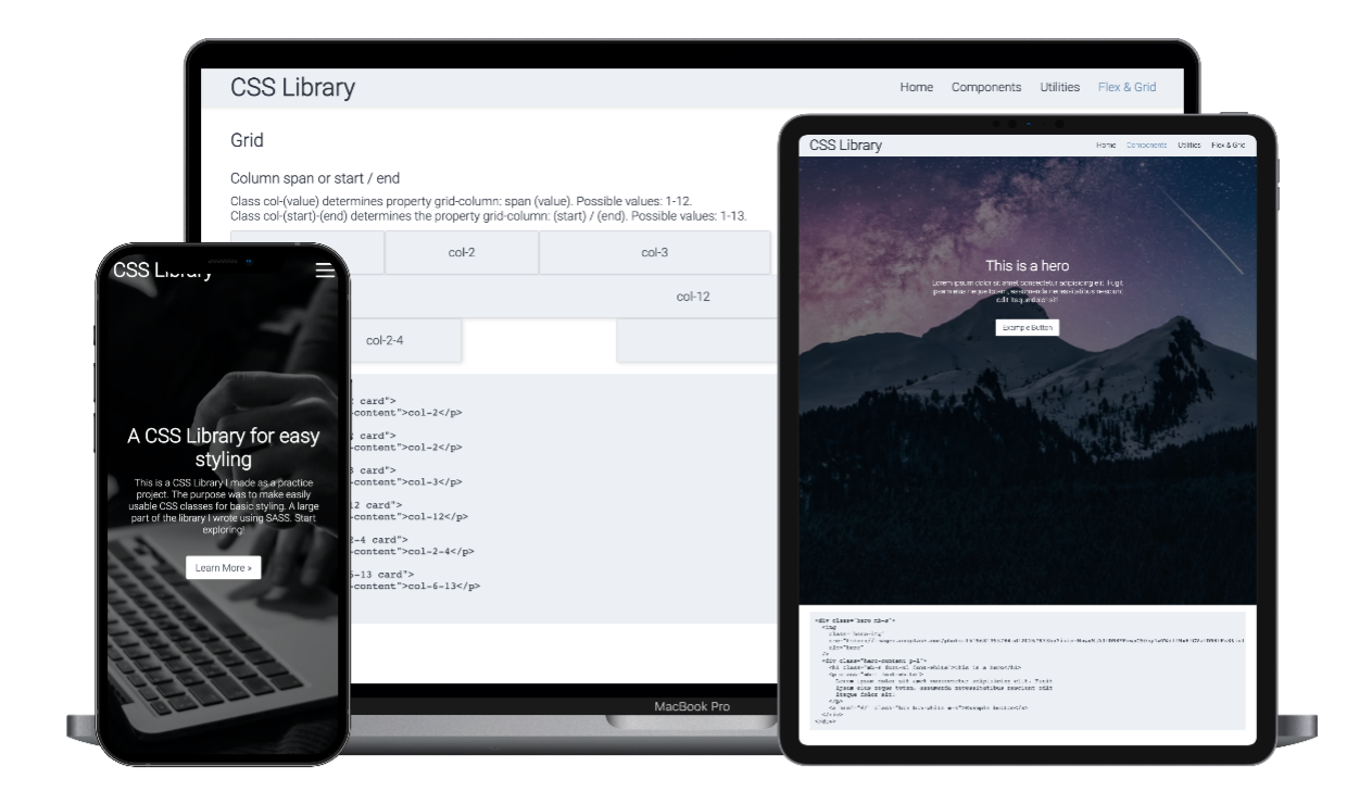 CSS Library project